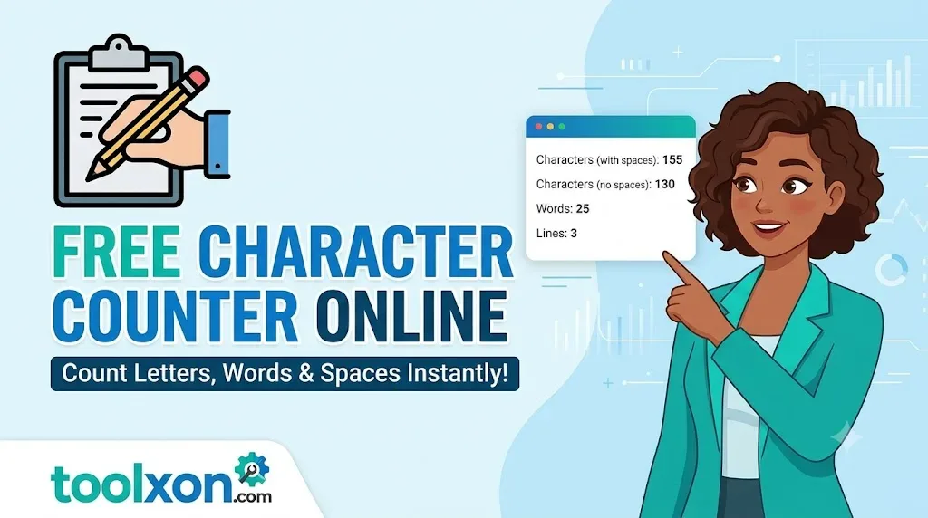 Character Counter Online - Count Letters, Words & Spaces Free