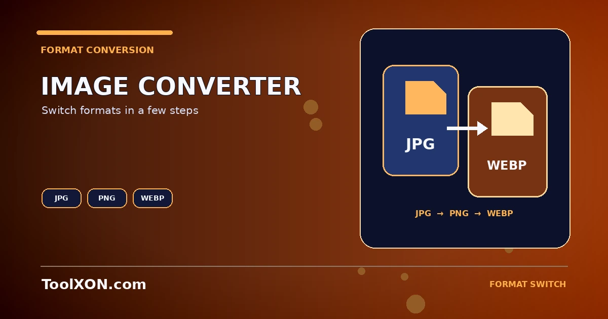 Convert JPG, PNG and WebP Images Online
