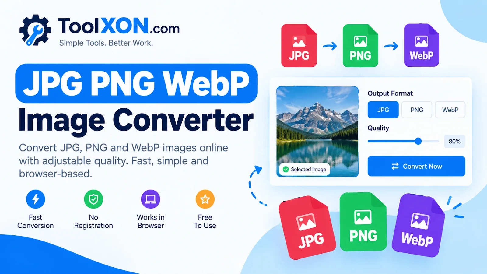 Free JPG to PNG & WebP Converter Online