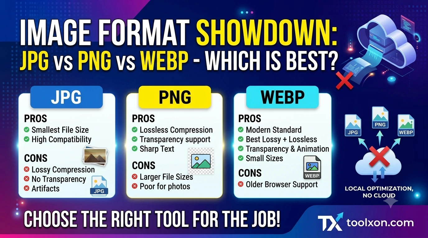 JPG vs PNG vs WEBP: Which Image Format Is Best?