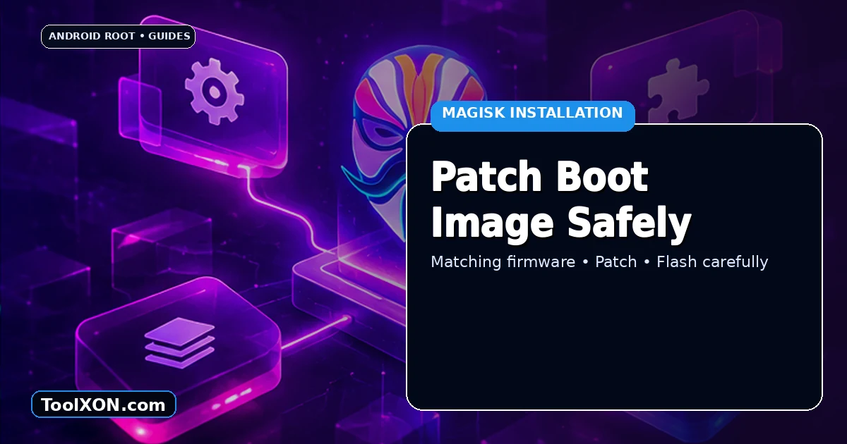 How to Patch a Boot Image with Magisk Safely