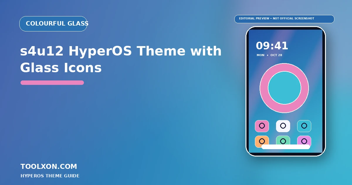 s4u12 HyperOS Theme with Glass Icons